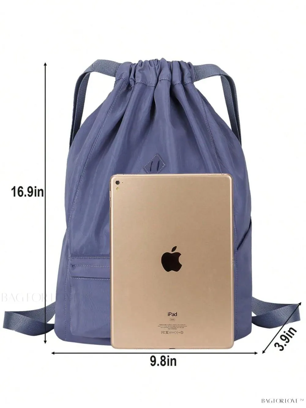 BagForLove - Drawstring Cinch Backpack Perfect for Gym or Travel