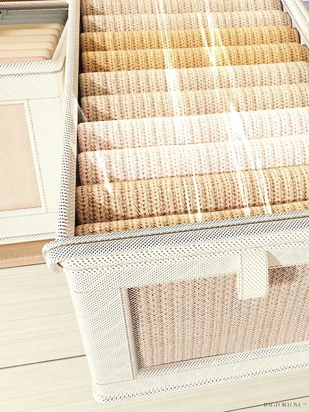 BagForLove - Large Capacity Non-Woven Clothes Packaging Box for Home Use