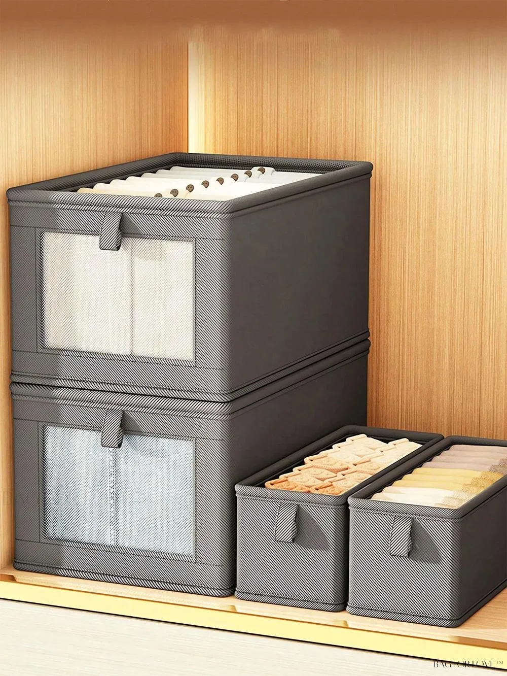BagForLove - Large Capacity Non-Woven Clothes Packaging Box for Home Use