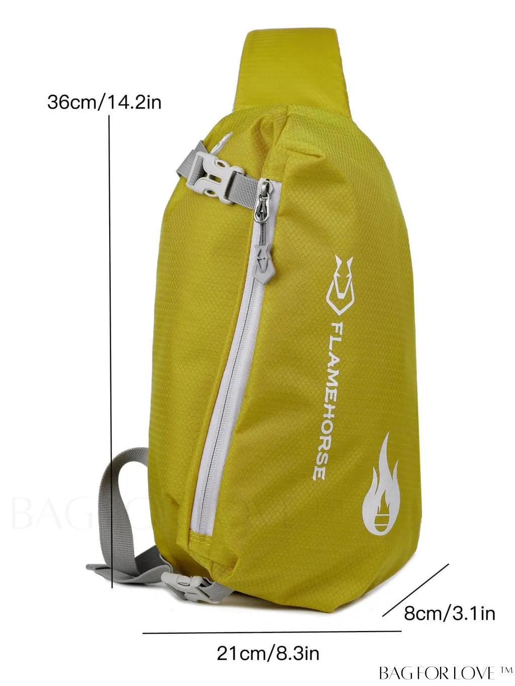 BagForLove - Premium Outdoor Activity Sport Bag with Letter Pattern, Portable & Convenient