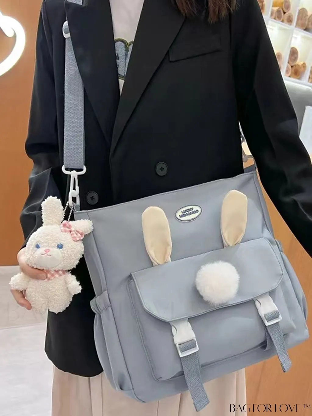 BagForLove - Premium Student Crossbody Bag with Oxford Fabric and Spacious Design