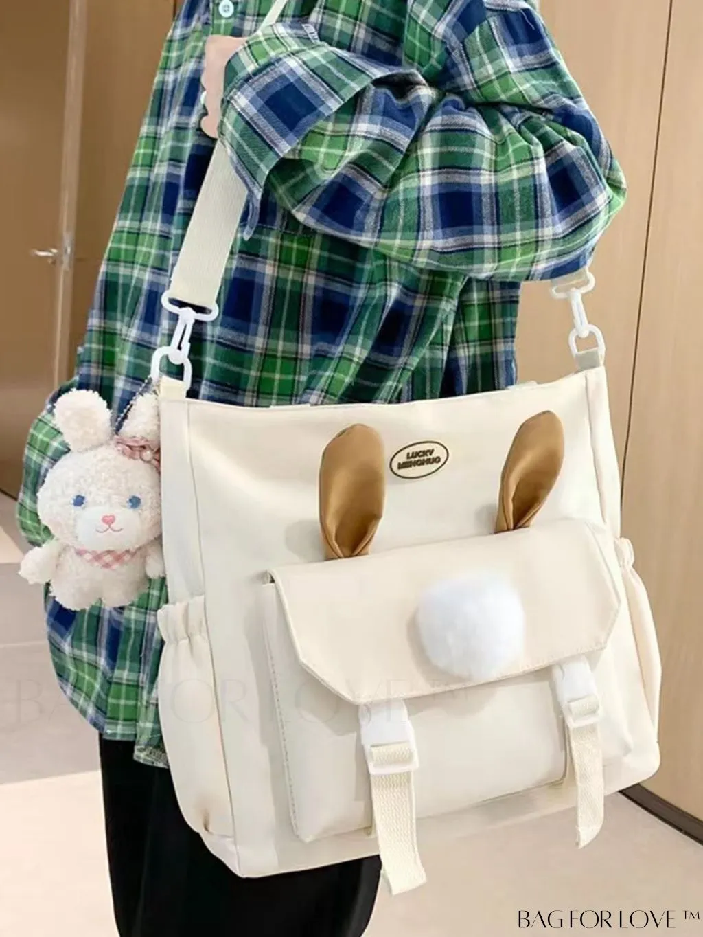BagForLove - Premium Student Crossbody Bag with Oxford Fabric and Spacious Design