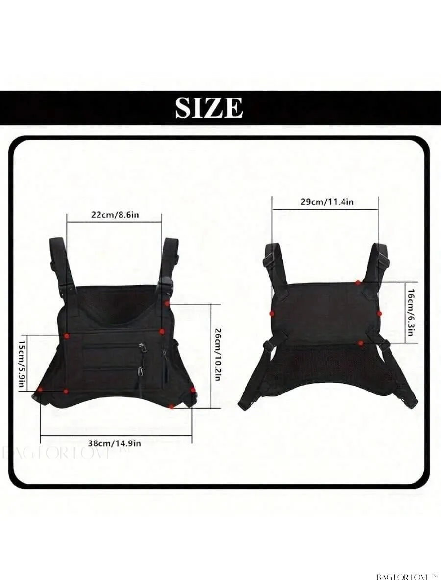 BagForLove - Streetwear-Inspired Chest Rig Vest Bag for Travelers
