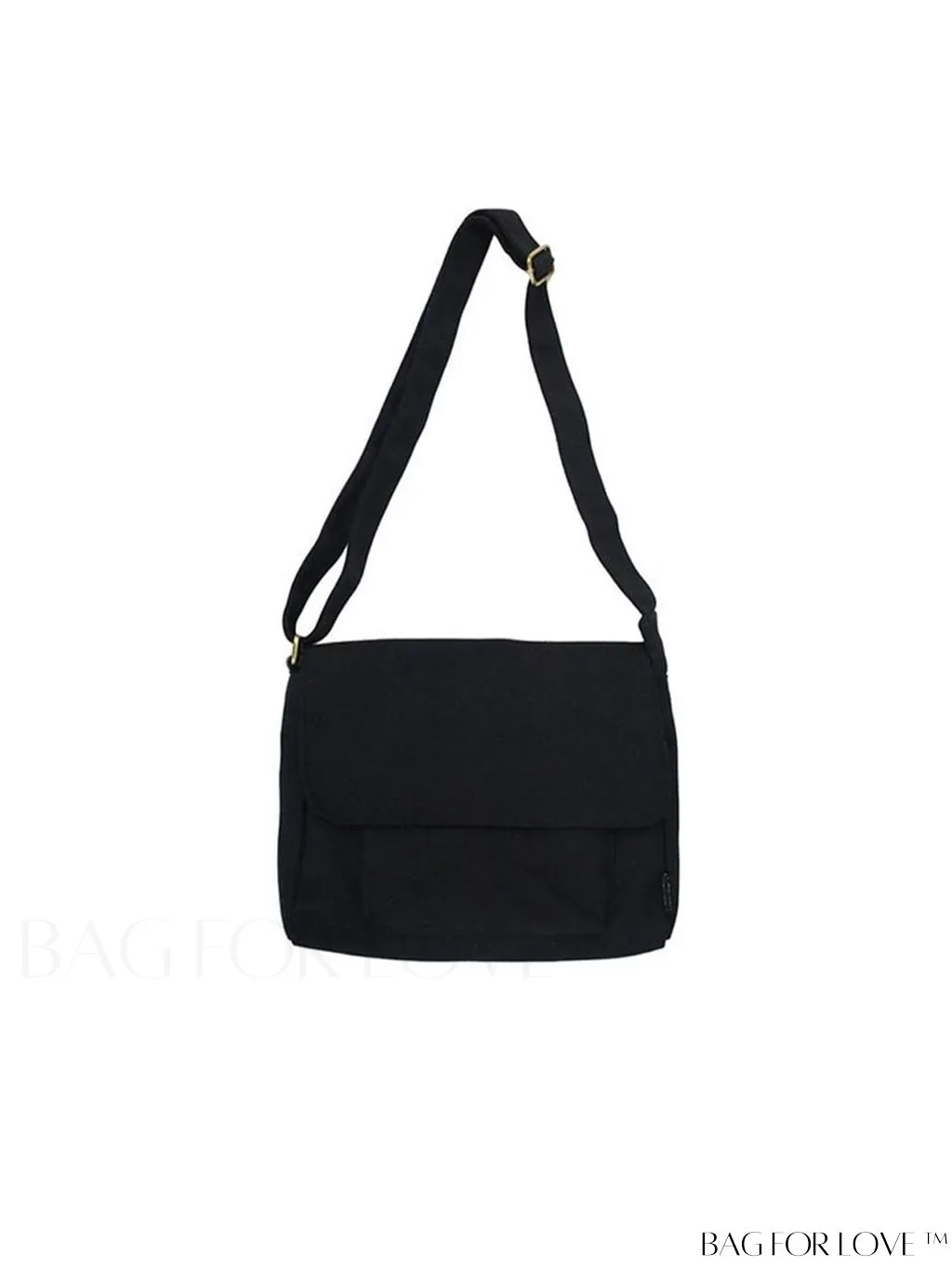 BagForLove - Stylish Womens Canvas Messenger Bag - Versatile and Chic Shoulder Tote for Students