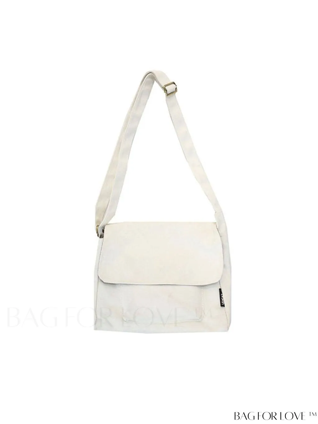 BagForLove - Stylish Womens Canvas Messenger Bag - Versatile and Chic Shoulder Tote for Students