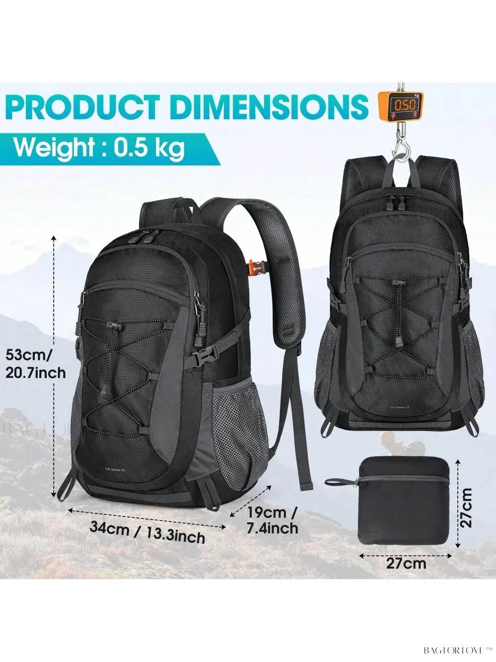 BagForLove - Water-Resistant Adventure Gear Bag