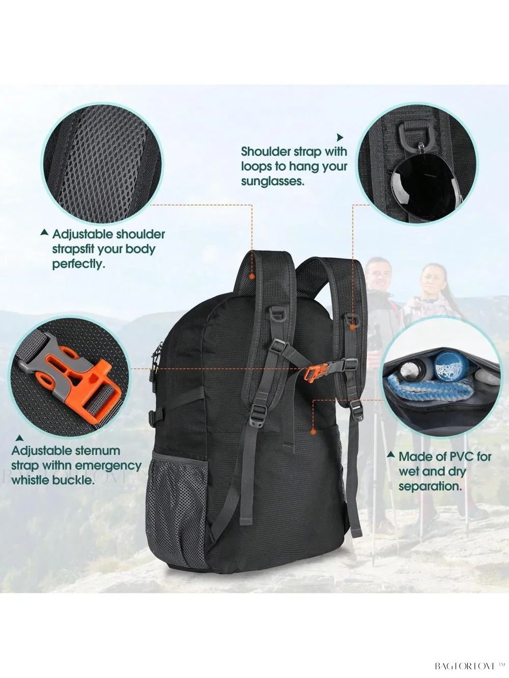 BagForLove - Water-Resistant Adventure Gear Bag