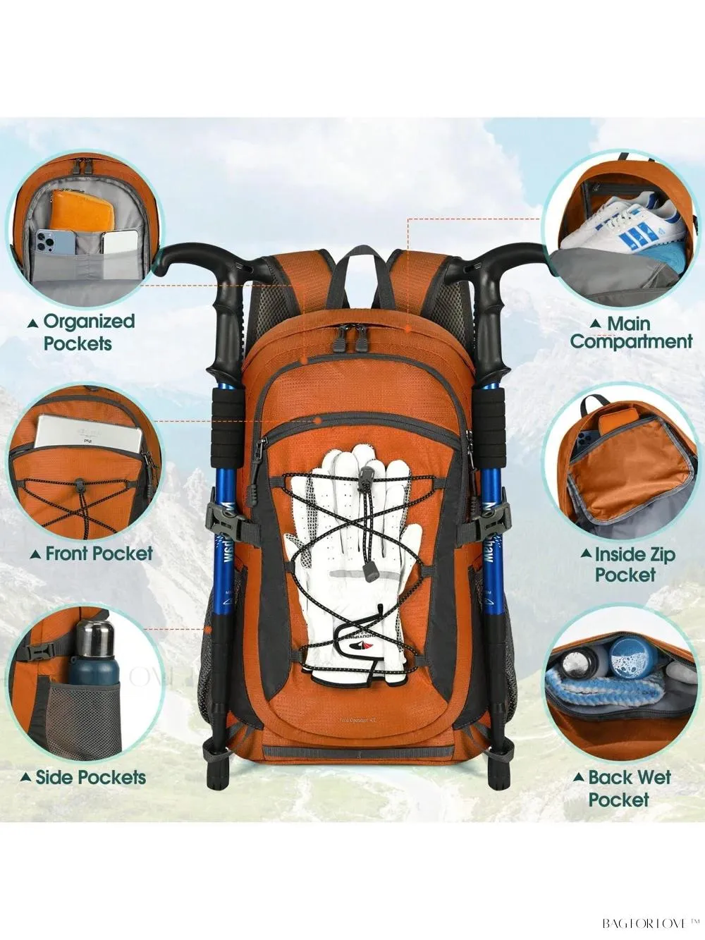 BagForLove - Water-Resistant Adventure Gear Bag