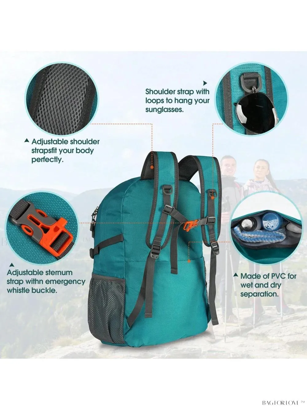 BagForLove - Water-Resistant Adventure Gear Bag