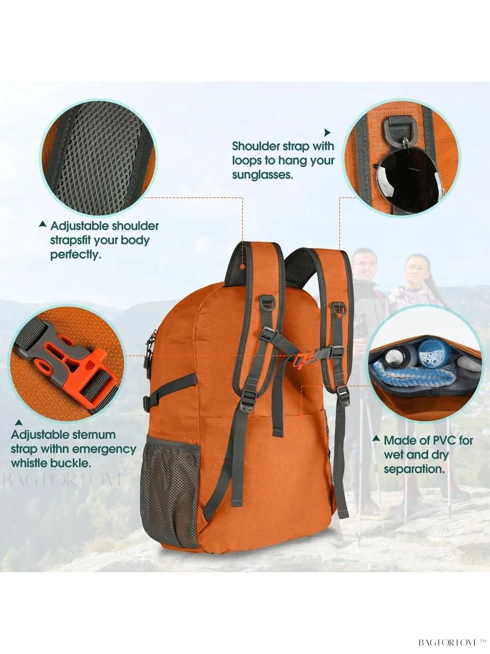 BagForLove - Water-Resistant Adventure Gear Bag