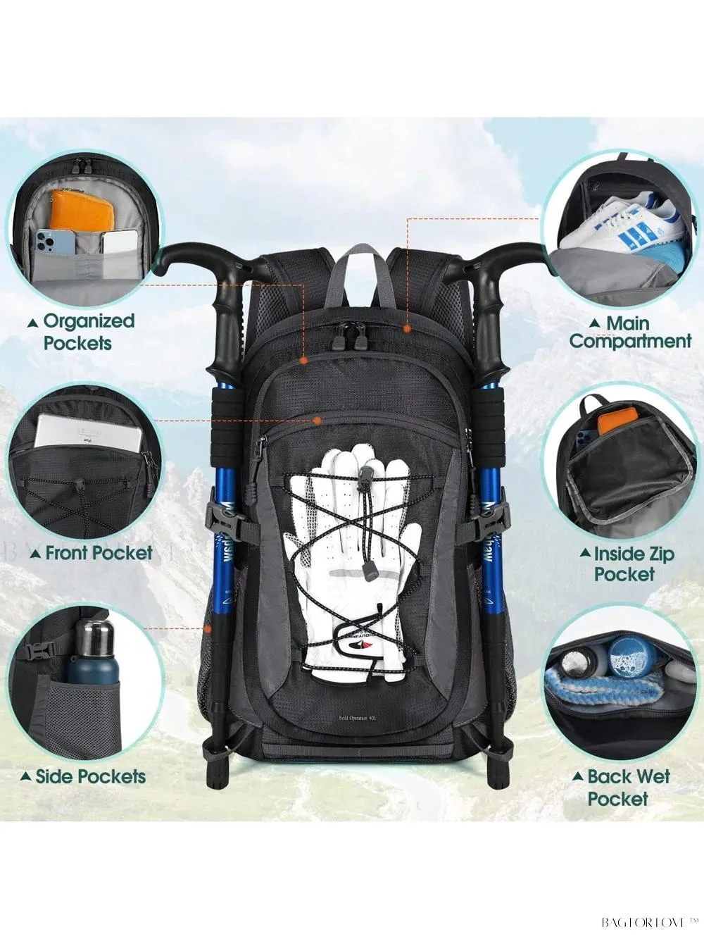 BagForLove - Water-Resistant Adventure Gear Bag