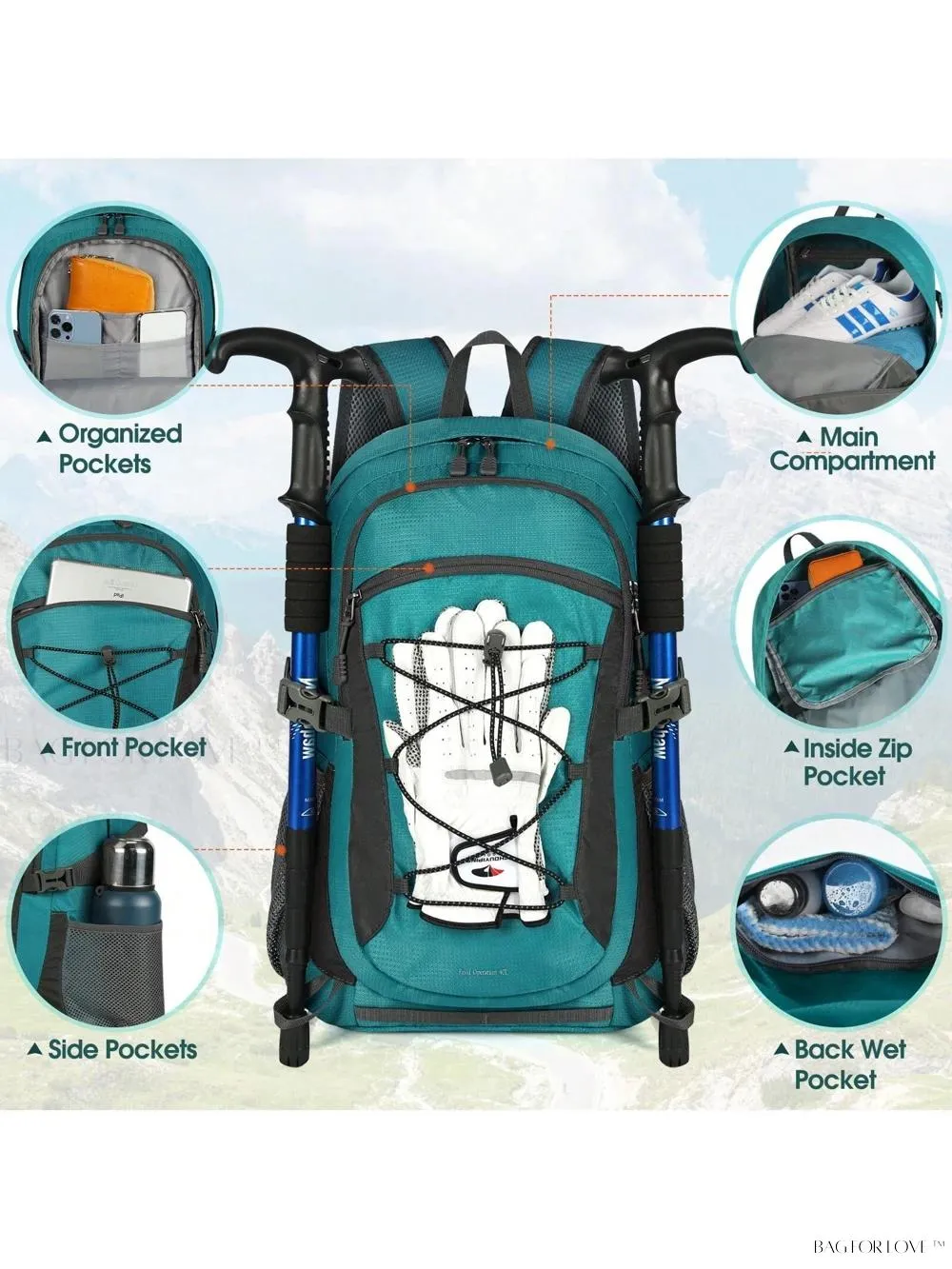 BagForLove - Water-Resistant Adventure Gear Bag