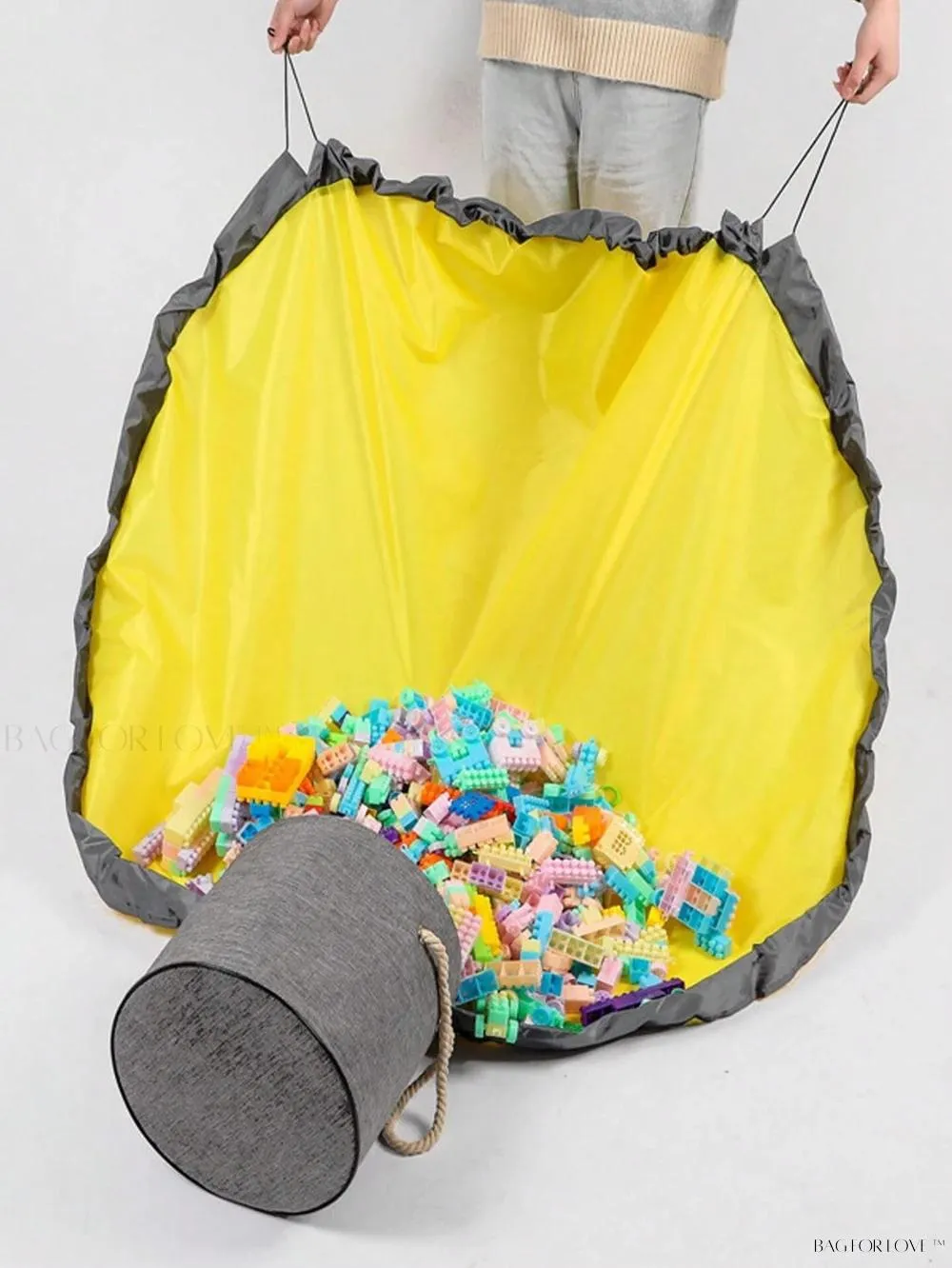 BagForLove - Whimsical Workspace Foldable Toy Box and Play Area
