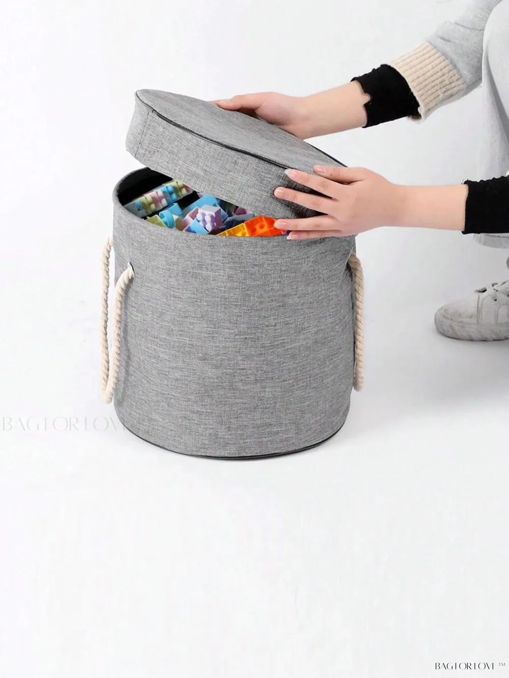 BagForLove - Whimsical Workspace Foldable Toy Box and Play Area