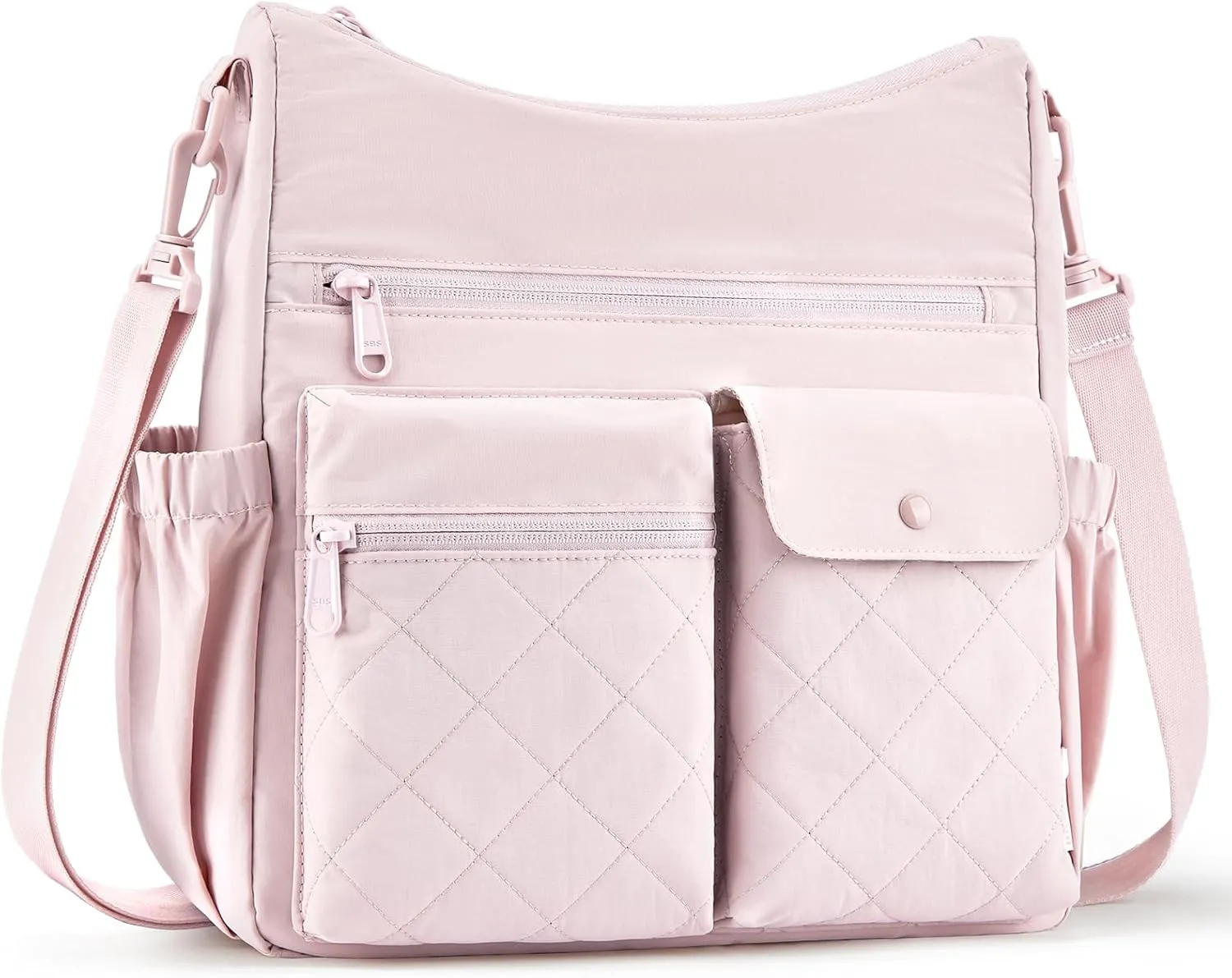 BAGSMART Crossbody Bags for Women, Puffy Handbags Shoulder Purses for Women, Travel Tote Bag with Multi Pockets