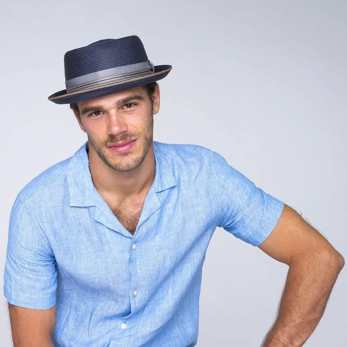Bailey 1922 Carver Pork Pie Hat - Dusty Olive/XXL