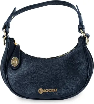 Baroncelli Small Leather Designer Crossbody Purse, Genuine Italian Crafted, Designed and Made in Italy