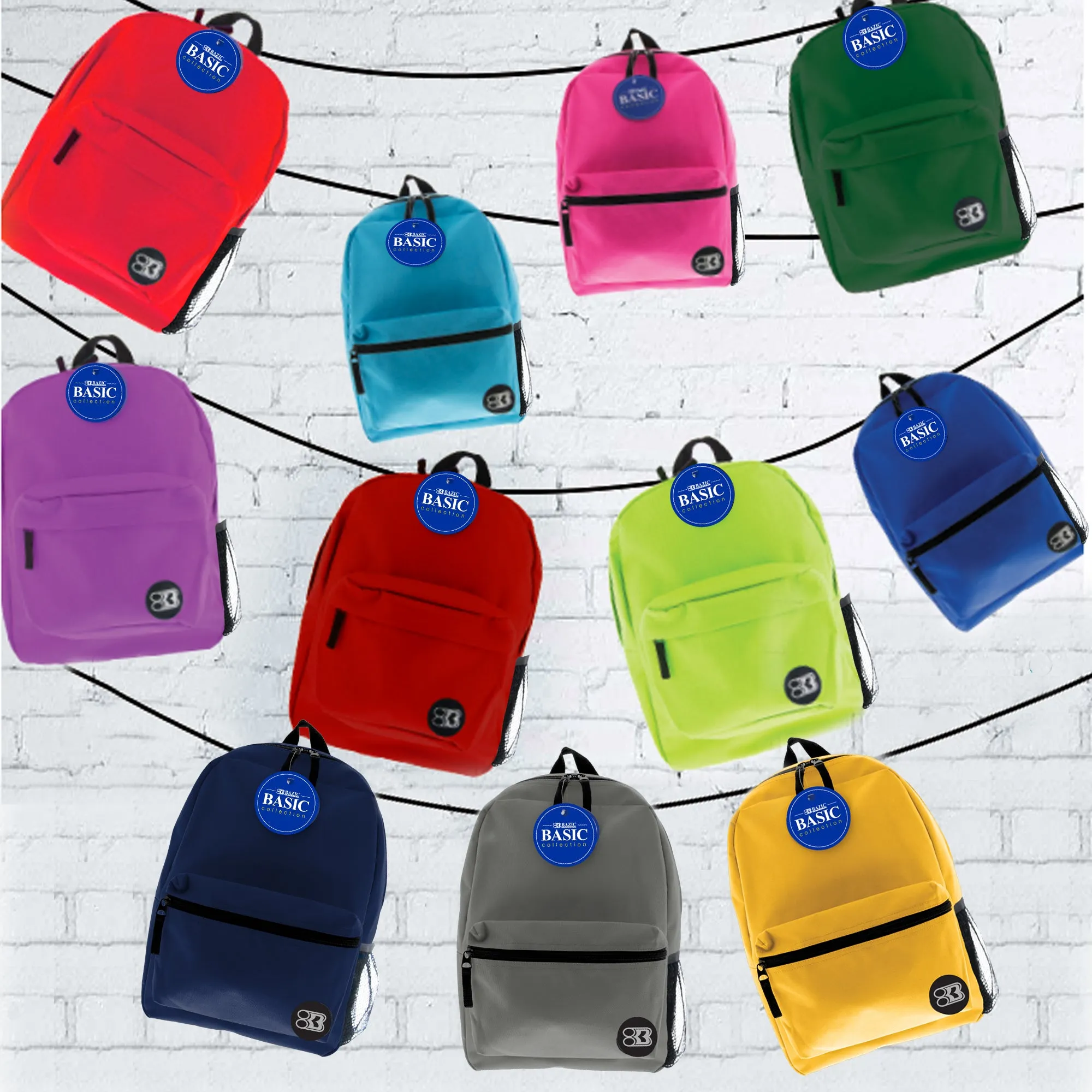 Basic 16" Mustard Basic Backpack