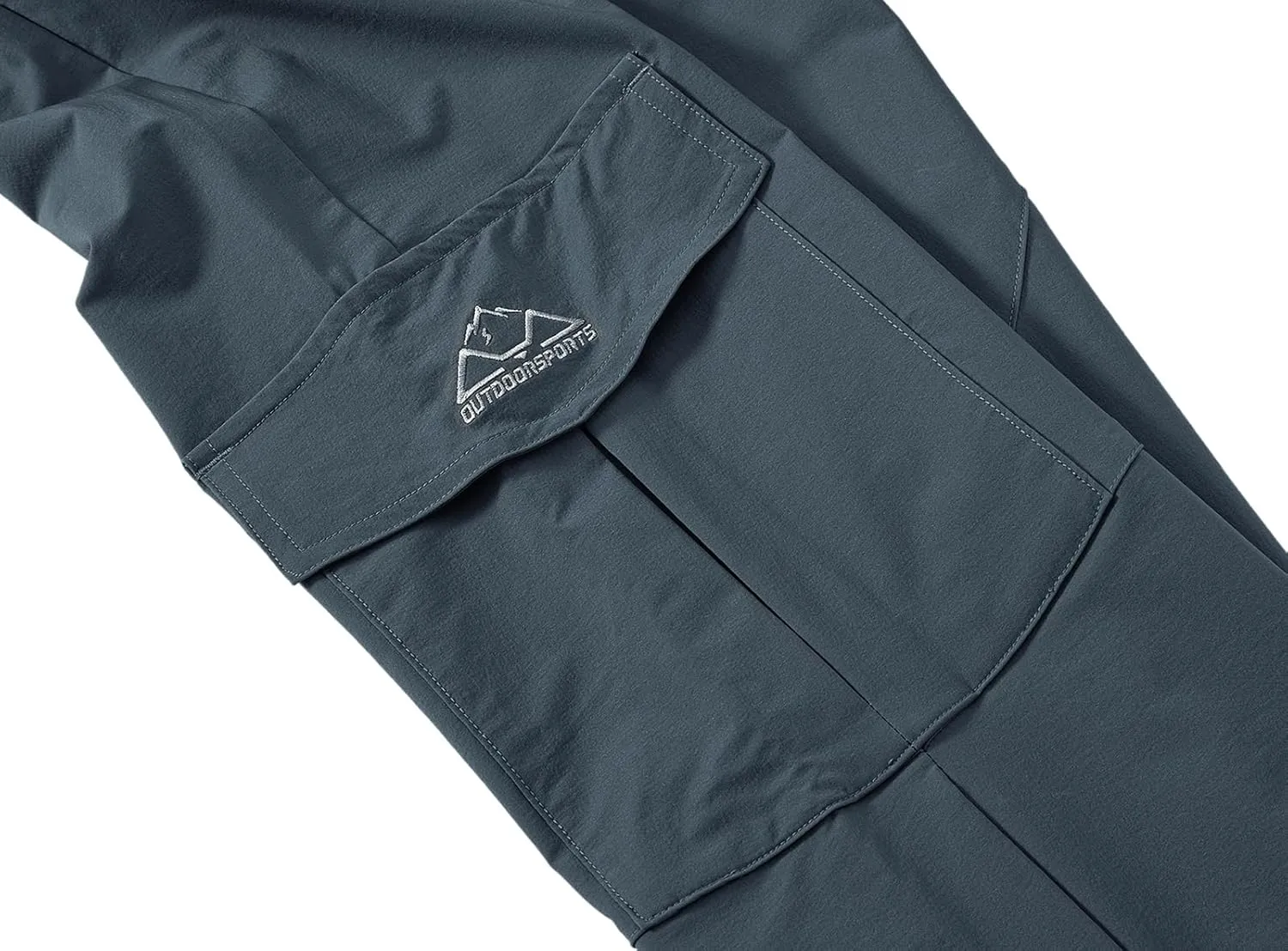 BASUDAM Men's Cargo Hiking Pants Quick Dry Lightweight Stretch Water Resistant Summer Outdoor Work Travel with Pockets