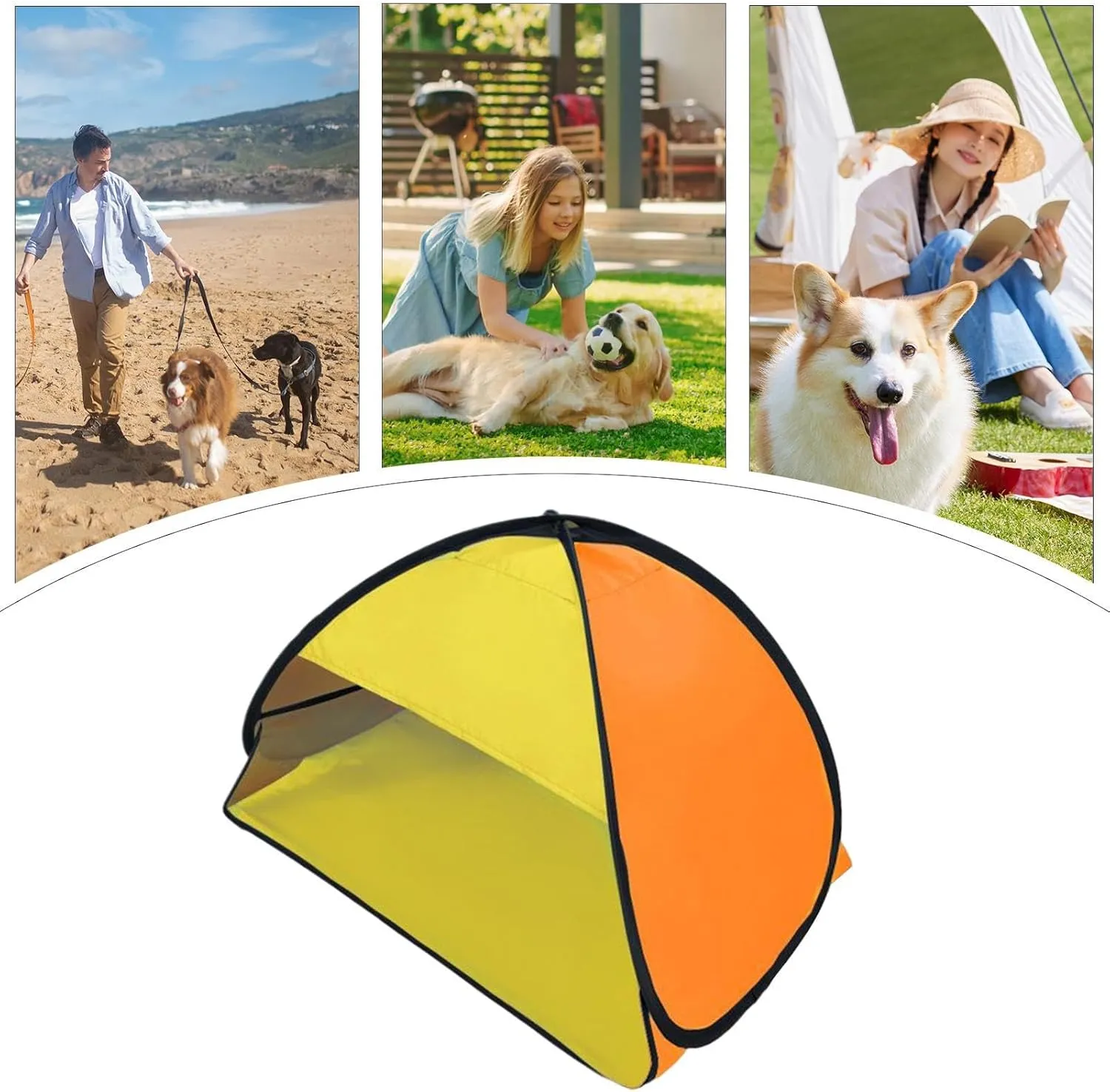 Beach Instant Sun Shelters for Head,UV Blocking Beach Head Canopy - Easy Setup Automatic Sun Shelters for Outdoor Hiking Picnic Sunbathing Fishing