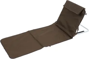Beach Lounge Chair, Oxford Cloth Folding Portable Adjustable 330.7lb Load Bearing Reclining Beach Mat for Pool Camping