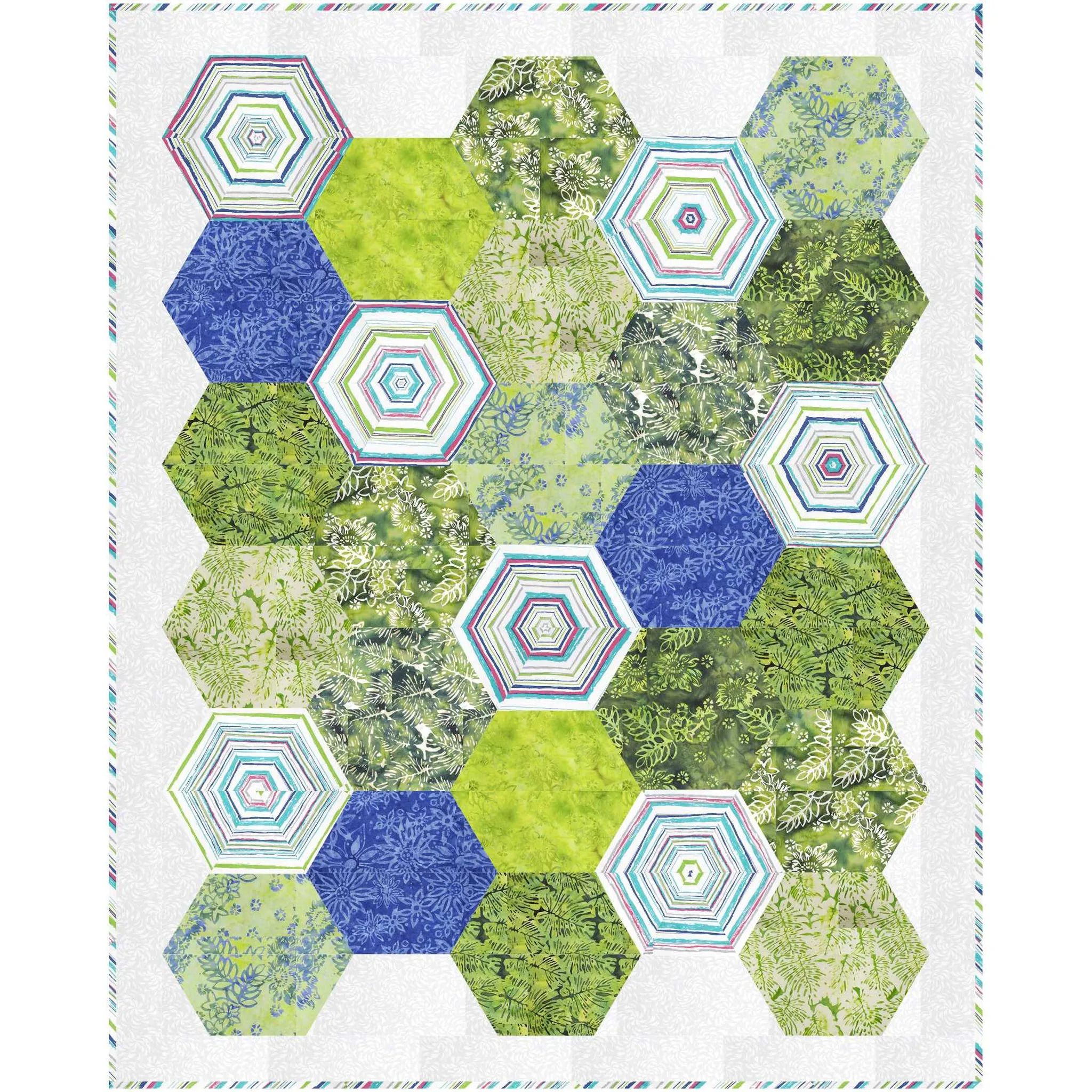 Beach Umbrellas Quilt Pattern PC-237w  - Wholesale Product