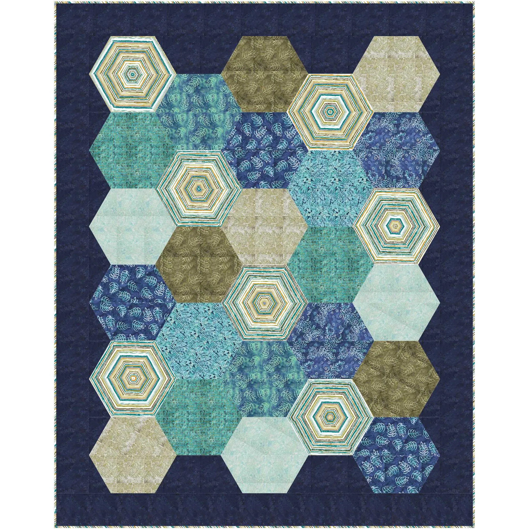 Beach Umbrellas Quilt Pattern PC-237w  - Wholesale Product