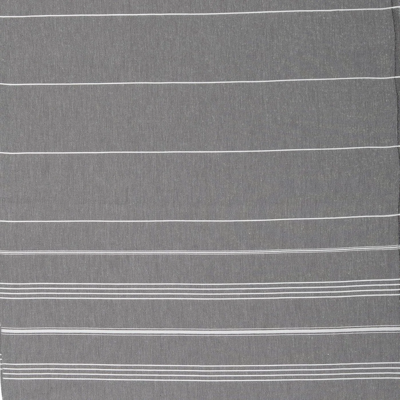 Bersuse Towels Anatolia XL Beach Blanket Throw Blanket Turkish Towel 100% Cotton Extra-Large Quick-Dry Lightweight Premium Peshtemal Towel - 61x82 Inches, Anthracite