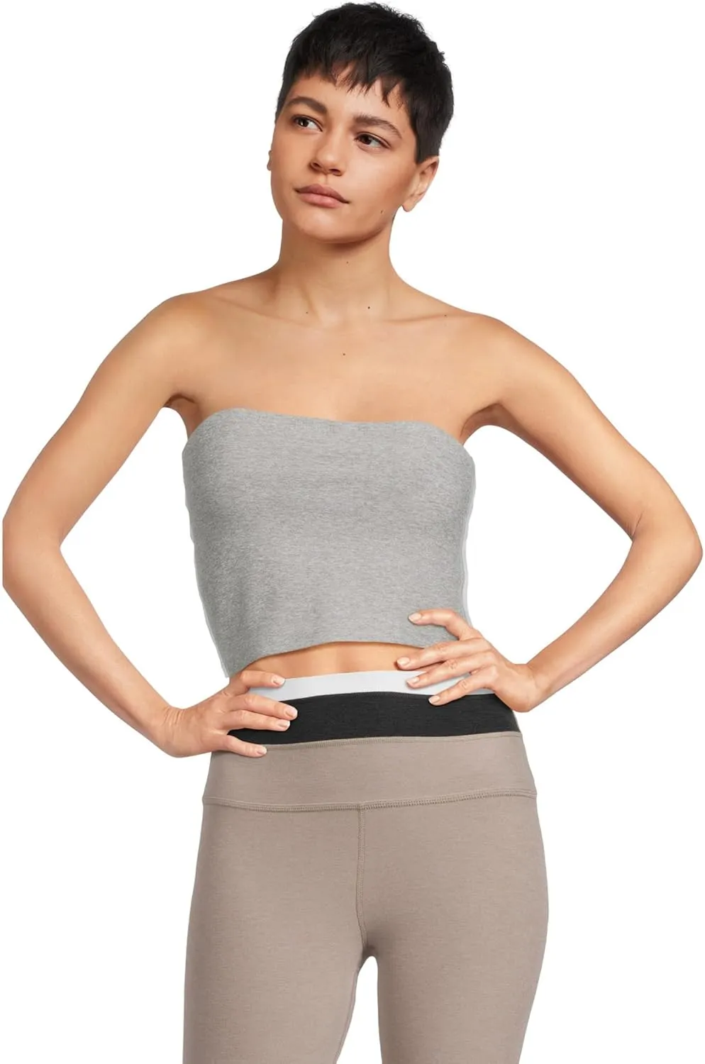Beyond Yoga Women's Spacedye Strapless Stripe Top