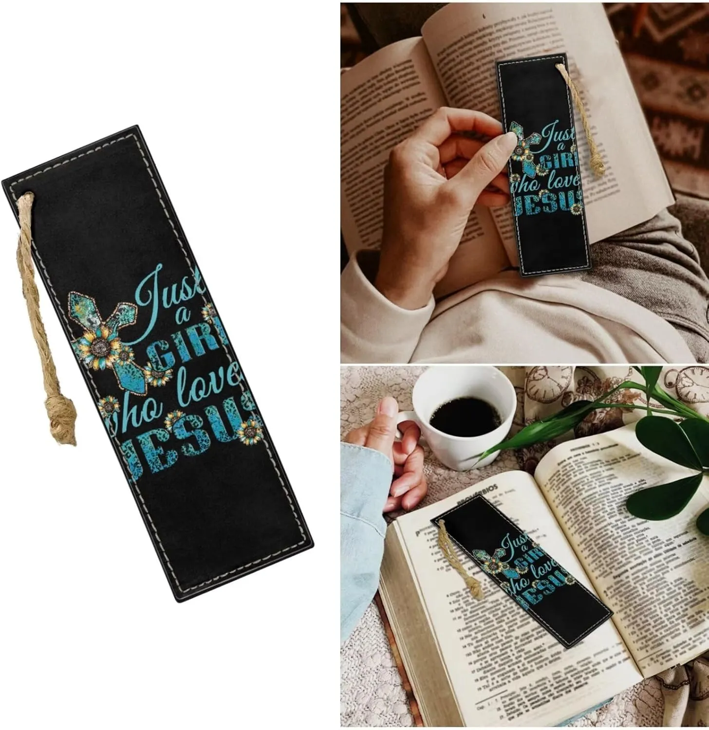 Bible Cover Case for Women Bible Bag With Bookmarks for Men Church Book Handbag for Girls Boys Study