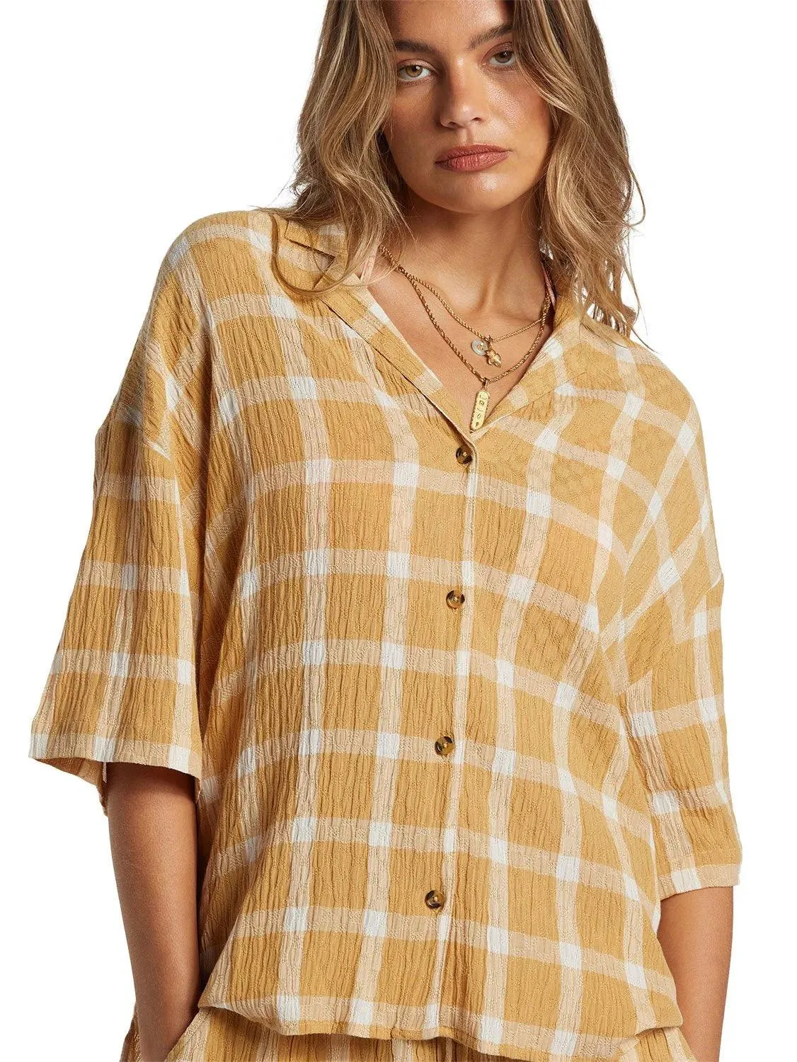 Billabong Top Woven Beach Side Hemp
