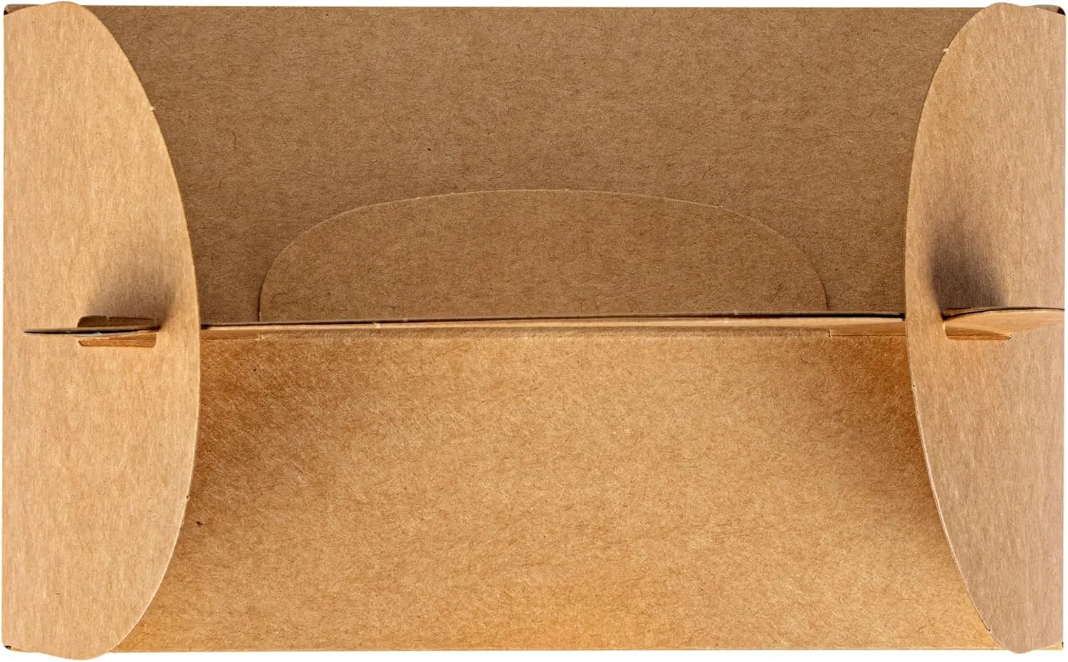 Bio Tek 6 x 3.5 x 3.5 Inch Gable Boxes For Party Favors, 100 Attractive Gift Boxes - Clear PET Window, Built-In Handle, Kraft Paper Gable Boxes, Greaseproof, For Parties