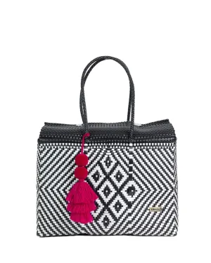Black Kaleidoscope Overnight Duffle
