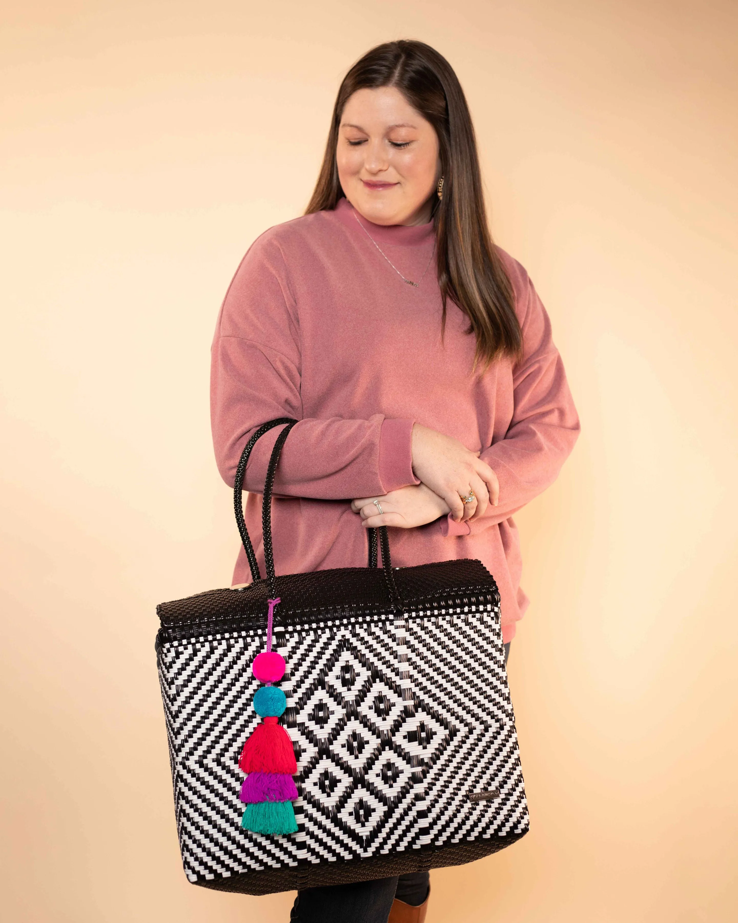 Black Kaleidoscope Overnight Duffle