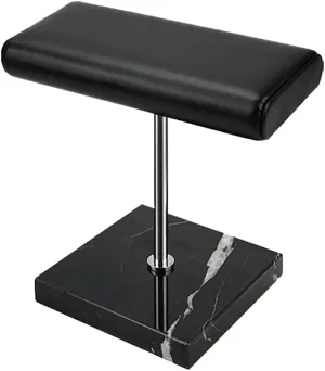 Black Marble Base Watch Stand Metal Rod Display Props Bracelet Jewelry Lengthen Placement Stand(E)
