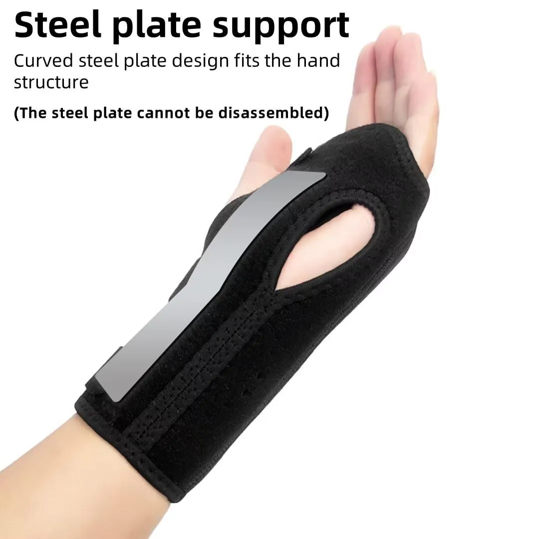 Bracebliss Portable Wrist Brace for Carpal Tunnel Relief,Multi-use Splint Wrap Protector for Wrist Pain