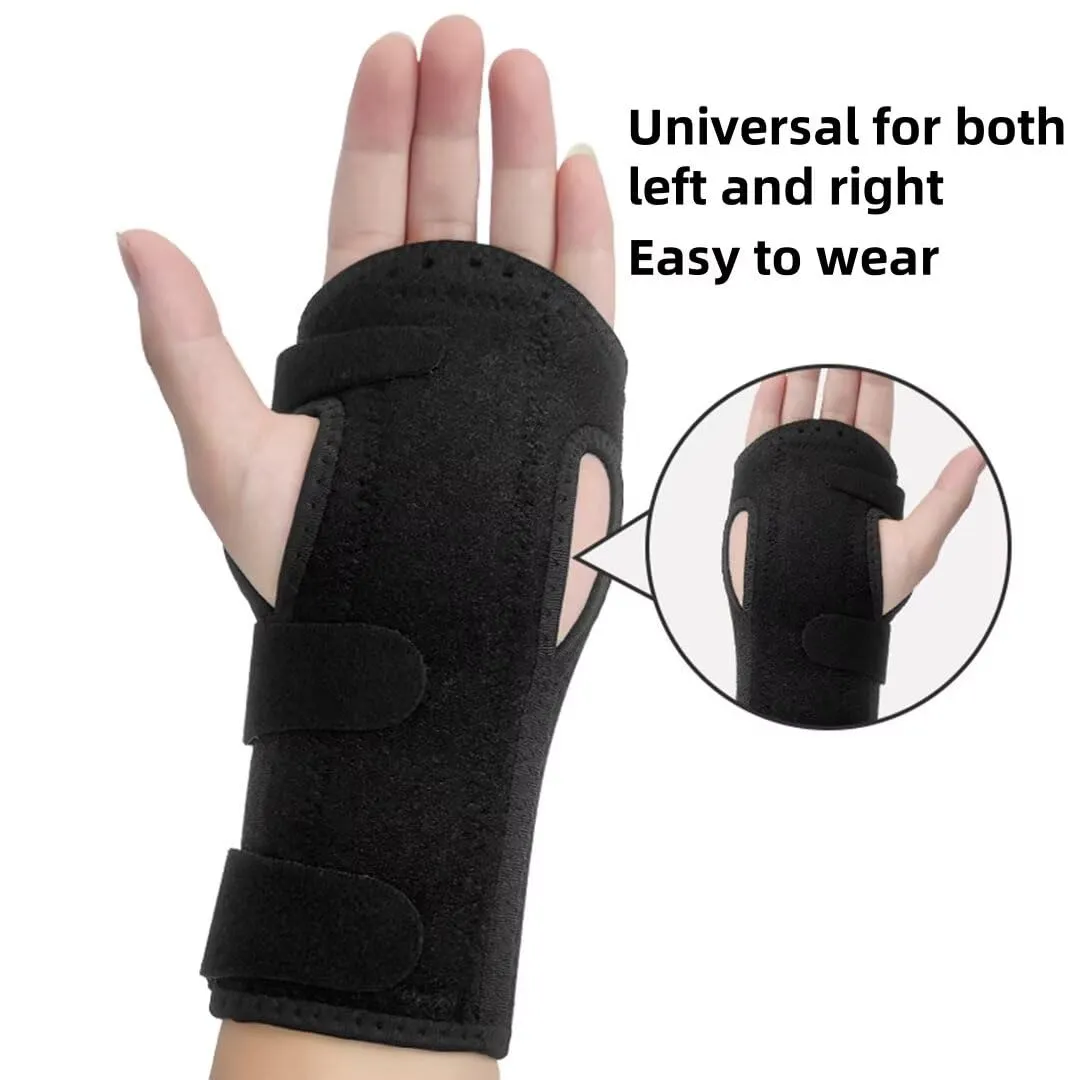 Bracebliss Portable Wrist Brace for Carpal Tunnel Relief,Multi-use Splint Wrap Protector for Wrist Pain
