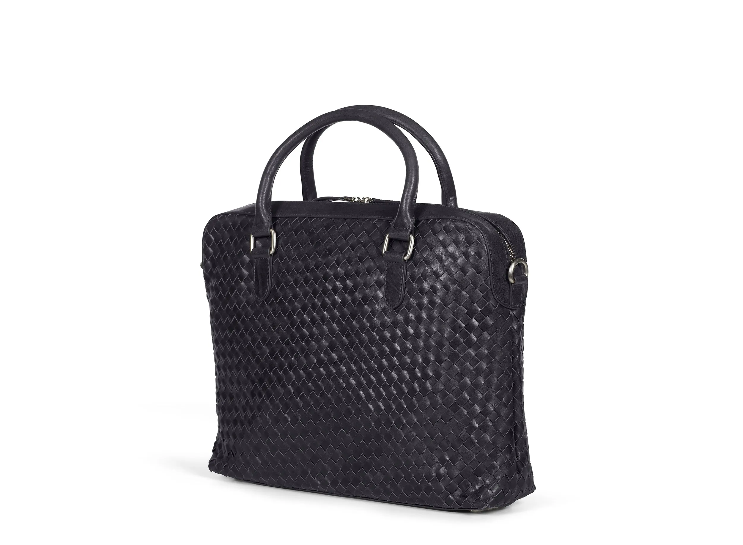 Braided Laptop Bag John Black