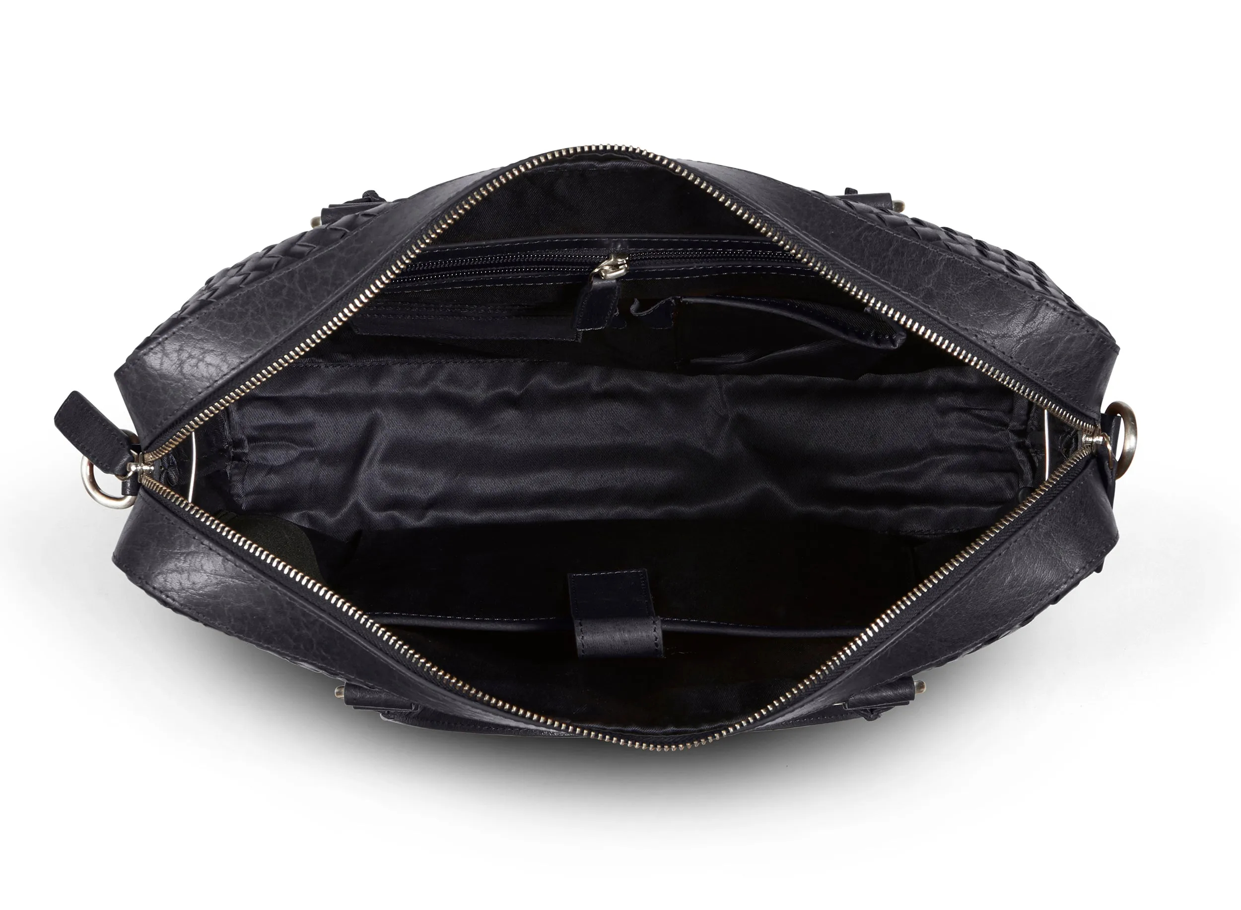Braided Laptop Bag John Black