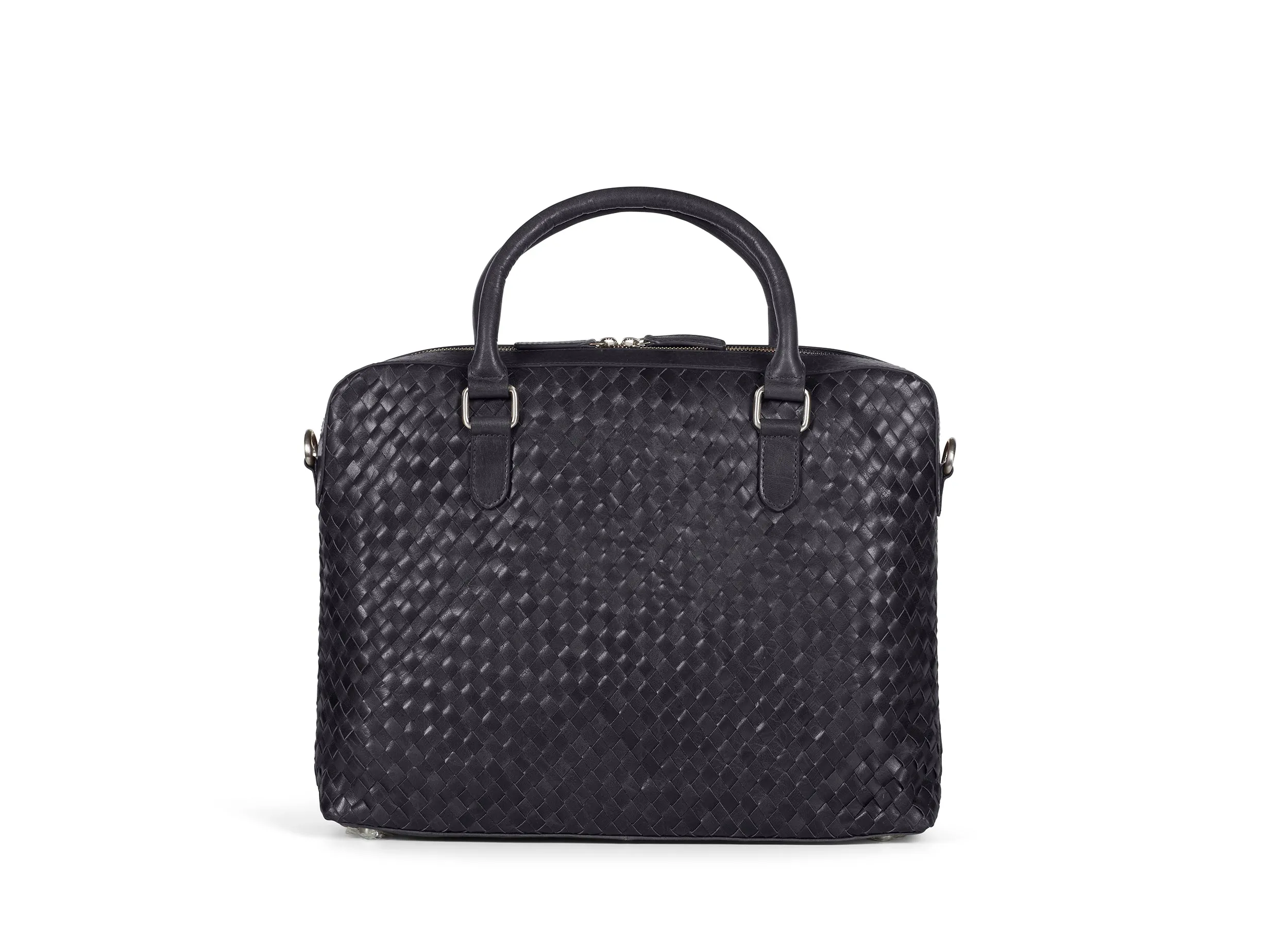 Braided Laptop Bag John Black