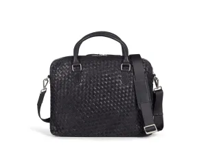 Braided Laptop Bag John Black