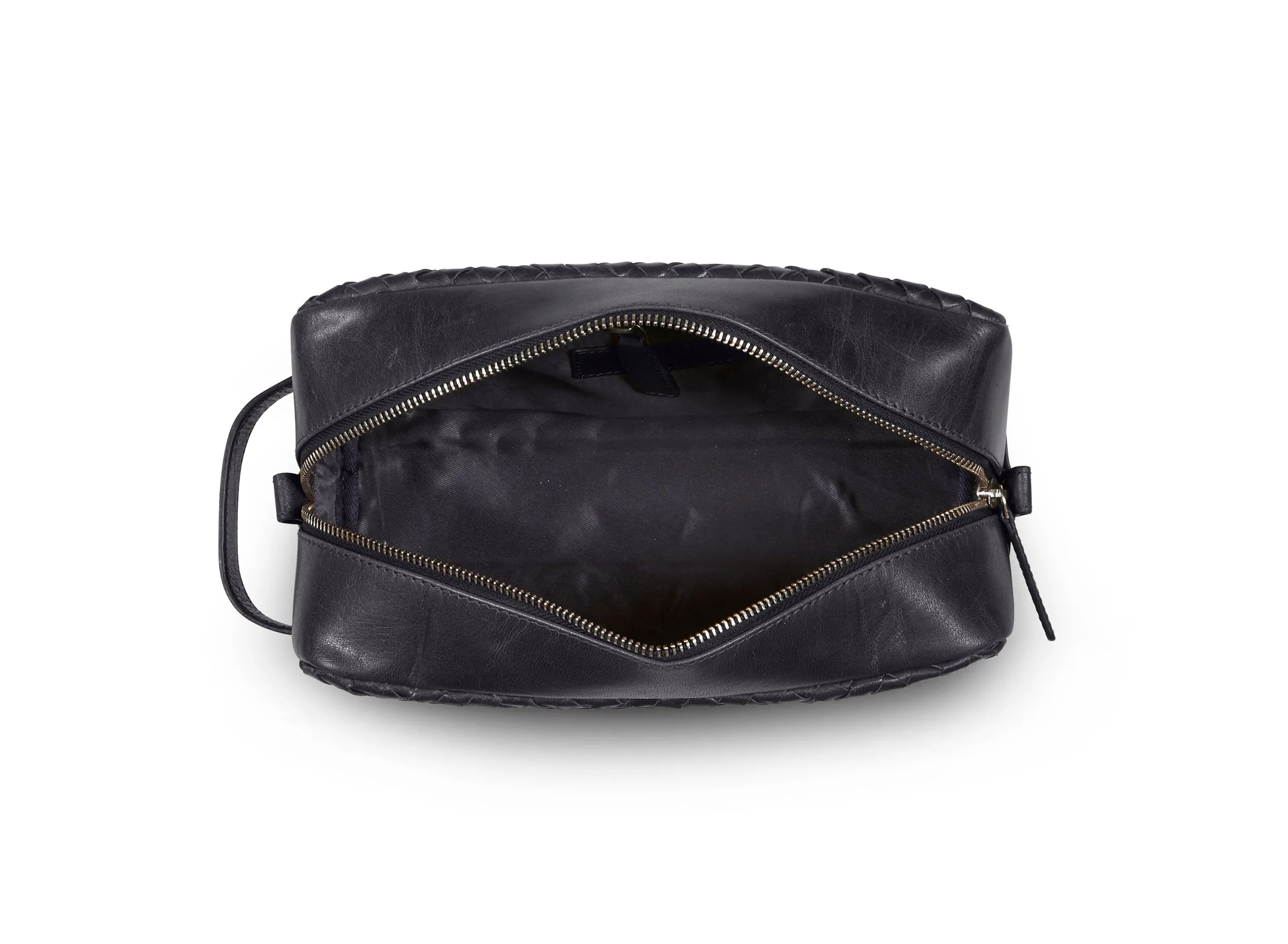 Braided Washbag John Black