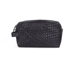 Braided Washbag John Black
