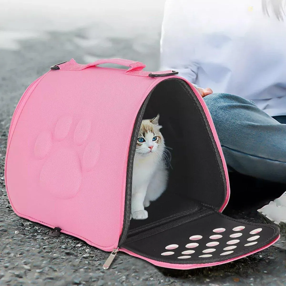 Breathable EVA Pet Travel Bag Portable Shoulder Carrier for Cats Dogs Pet Supply