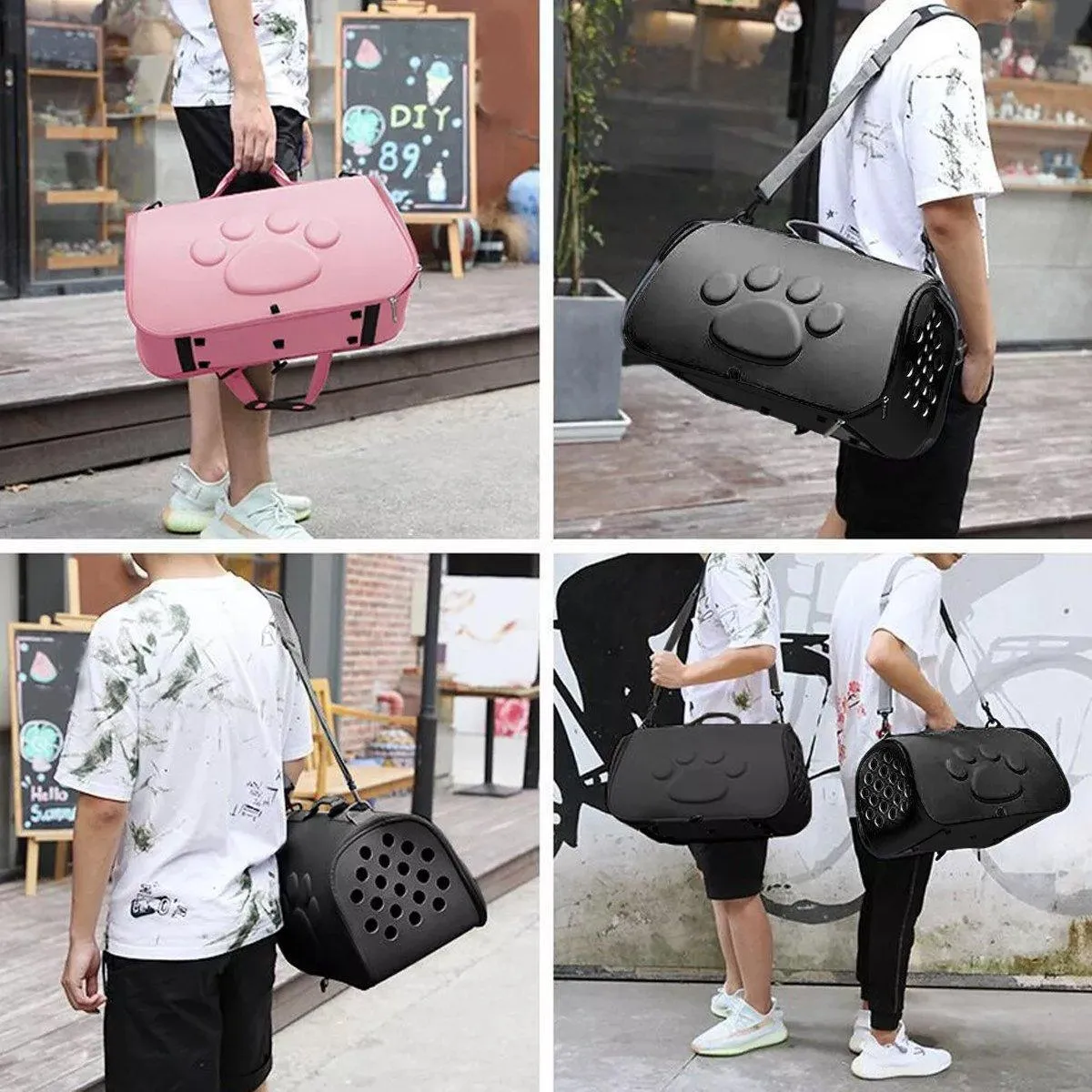 Breathable EVA Pet Travel Bag Portable Shoulder Carrier for Cats Dogs Pet Supply