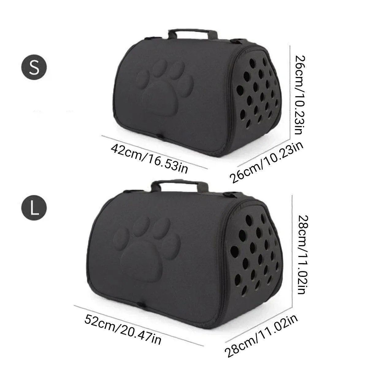 Breathable EVA Pet Travel Bag Portable Shoulder Carrier for Cats Dogs Pet Supply
