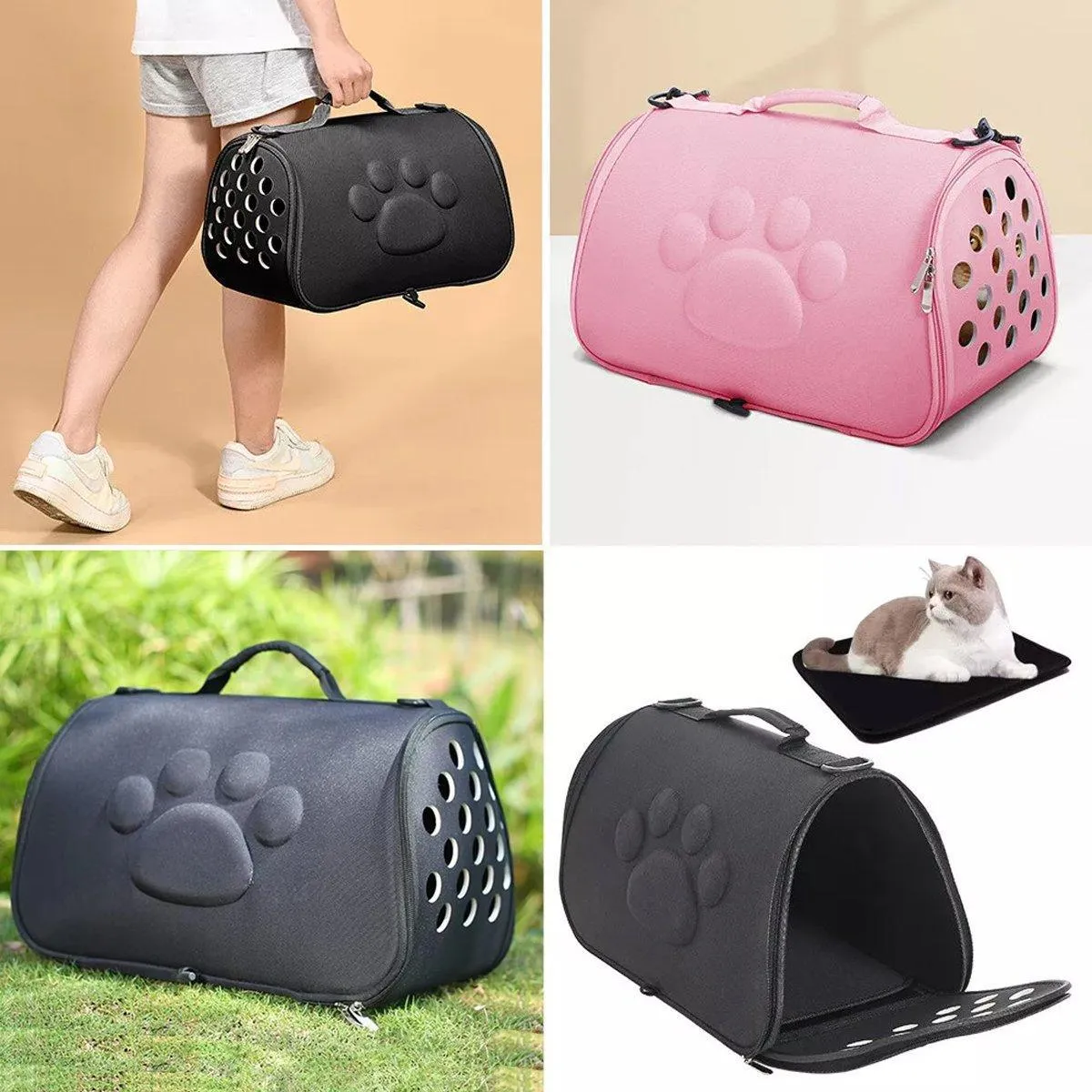 Breathable EVA Pet Travel Bag Portable Shoulder Carrier for Cats Dogs Pet Supply