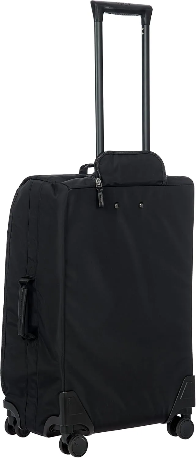 Bric's X-Bag Large Spinner with Frame - 25 Inch - Suitcases with Wheels - Checked Luggage - Black