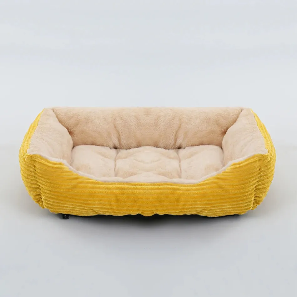 Calming Plush Pet Bed