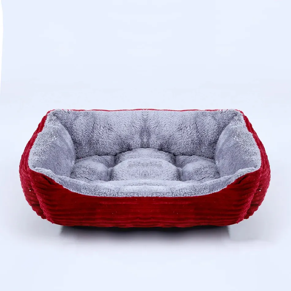 Calming Plush Pet Bed